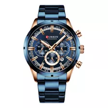 Reloj De Cuarzo De Acero Inoxidable Curren 8355 For Hombre