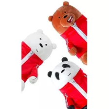 Original We Bare Bears Peluches Con Chaqueta Roja 28cm