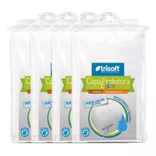 Kit 4 Capa Protetor Traveseiro Bebê 100%aLG 200 Fios 30x40cm