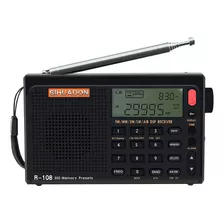Rádio Portátil Estéreo R-108 Am/fm/lw/sw/air (freq. Aviação)