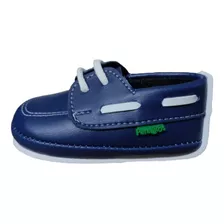 Zapato Nautico Acordonado Azul, Primeros Pasos, Parellitos