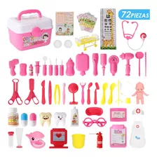 Doctor/a Juguete Para Niñas Y Niños 72 Uds Luz Y Sonido Rosa