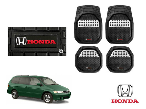 Tapetes 3d Logo Honda + Cubre Volante Odyssey 2001 A 2004 Foto 2