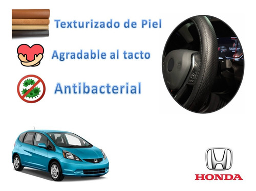 Respaldo + Cubre Volante Piel Honda Fit 2009 A 2013 2014 Foto 5