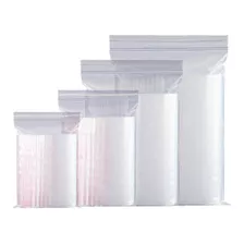 Saco Zip Lock Abre Fecha 4x6cm Kit 500pcs Plástico Embalagem