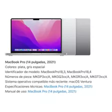 Apple Macbook Pro M1 Pro, 14,2 16gb 512gb Impecable
