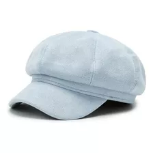 Gorra Newsboy De Mezcla De Lana Para Mujer Y Niña