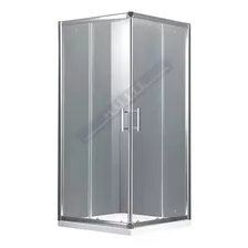 Box Ducha Cabina 80x80 Transparente 6m Recto Sin Receptaculo