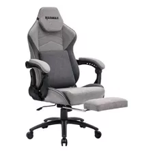 Silla Gamer Raidmax Dk719 Ergonómica Con Reposa Piés Gris