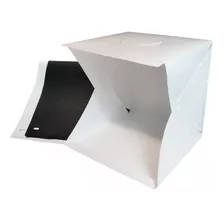 Caja Estudio Fotografico Portatil Luz Led 40x40 2 Fondos 