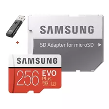 Tarjeta Micro Sd Samsung Evo Plus 256gb 100 M/s U3 4k 