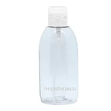 100 Frascos Pet 100 Ml Redondo Tampa Flip Top Transparente