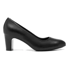 Zapatilla Casual Mujer Flexi Cómoda Piel Negro - 124401