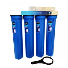 Carcasas X4 De 20 Pulgadas Para Filtro De Agua Slim