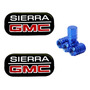 Emblema Parrilla Gmc Sierra Yukon Denal 2007 2019 Rojo Cromo