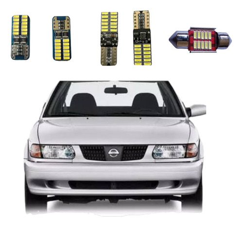 Nissan Tsuru 3 Canbus, Kit Hyperled, Interior, Placa, Cuarto Foto 7