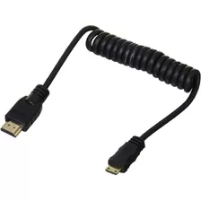 Atomos Full Hdmi A Mini Hdmi Cable En Espiral 11 8 17.7