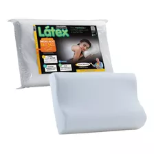 Travesseiro Anatômico Látex Sintético - Capa Soft Plush