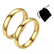 Par De Aliança Ouro 24k 3mm Tugstenio 2024 #novacoleção Luxo