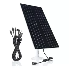 Panel Solar Usb - Mini Cargador De Panel Solar 5v 12w Con Mo