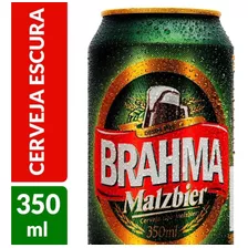 Cerveza Brahma Negra Malzbier Lata 350 Cl Brasilera