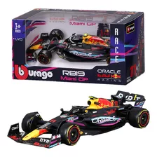 Burago Redbull F1 Rb18 #11 Sergio Pérez Fórmula Coche 1/43 Color Negro