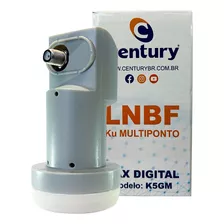 Lnbf Multiponto Banda Ku Century Max Digital K5gm Alto Ganho 110v/220v