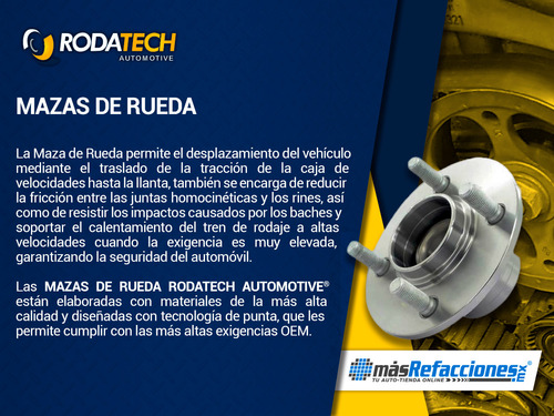 Maza Rueda Tras Izquierda Rx400h 3.3l V6 06 Al 08 Rodatech Foto 7