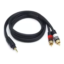Cable Stereo 3.5mm A Rca Minijack 22awg Mejor Calidad 90cm