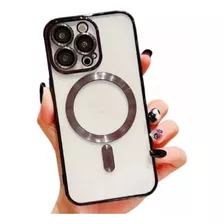 Case Reforzado Magsafe +proteccion Cam iPhone 14/15/pro/max