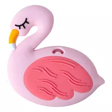 Mordedor De Silicone Flamingo Rosa 2m+ Dican