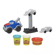 Kit Massinha Play-doh Caminhão Guincho Reboque Hasbro