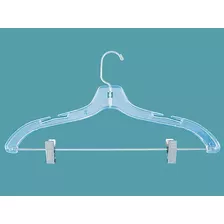 25 Ganchos Transparente De 43 Cm Clips De Presion Ajustables