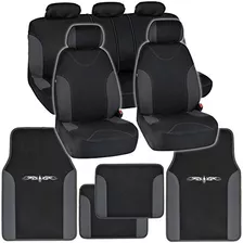 Fundas Asientos De Automóvil Instaseat & Tapetes (negr...