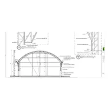 Projeto Galpão Estrutura Metálica 17 X 32 Quadra Esportiva