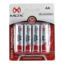 Kit Carregador Mox Cp-51 Com Pilhas Aa + 8 Pilhas Aa Ou Aaa