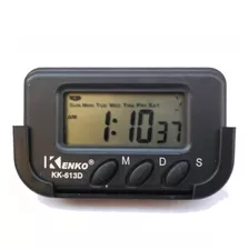 Kit 5 Relógio Digital Portátil Kenko Car Clock Automotivo