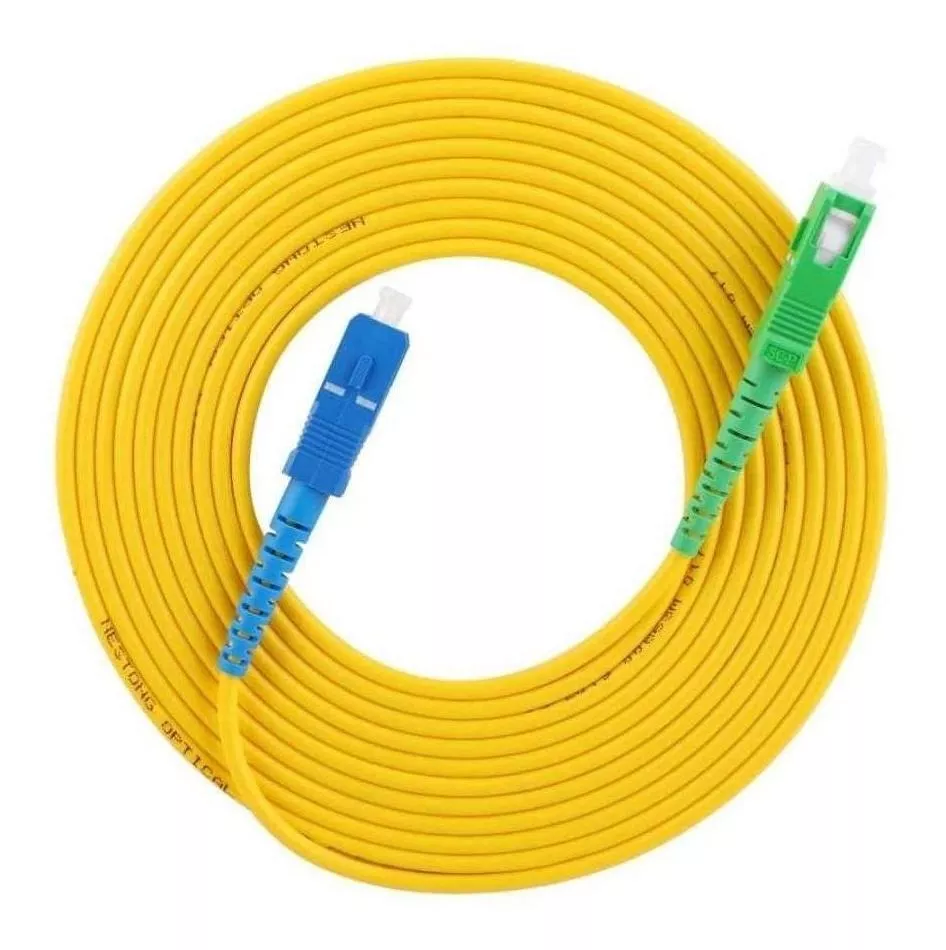 Cable Patch Cord Fibra Optica 15m Sc/apc-sc/upc . Tecnomati