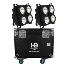 Brut Led 400w 4 X 100w Par No Case Frete Grátis 400w