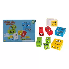 Jogo Brinquedo Didático Pedagógico Infantil Cubo Das Emoções