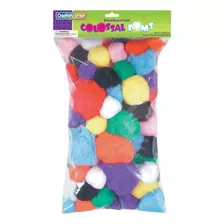 Creativity Street Pompones, 16 Piezas, Varios Colores Brill.