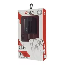 Cargador Tipo C Usb 5v 2 Usb 3.1a