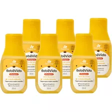  6un Shampoo Leite De Arroz Bebe Vida 200ml Davene