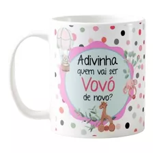 Caneca Anúncio De Gravidez Adivinha Quem Vai Ser Vovó