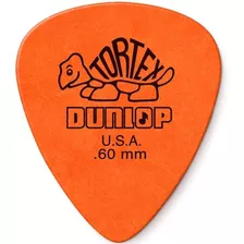 Palheta Dunlop Tortex 0.60mm Violao Guitarra Ukulele 6 Pcs