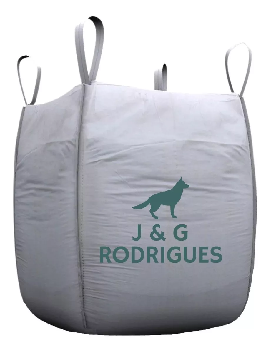 Big Bag Para 1000kg Boca Aberta Fundo Com Válvula Usado