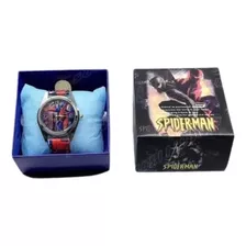Relógio Infantil Com Caixa Personalizada Homen Aranha 