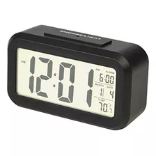 Reloj Despertador Portátil Con Sensor Automático De Luz Noct