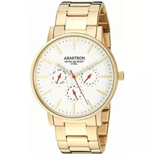 Armitron Reloj De Brazalete Esfera Multifunción Color Dorado