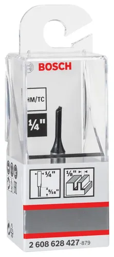 Fresa Router Bosch Ranurar Centro 1 Corte 1/8 2608628427 Dgm